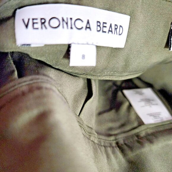 Veronica Beard Wool Blend Pants – Size M – Green – Straight Leg – Mid-Rise Fit - Picture 2 of 9